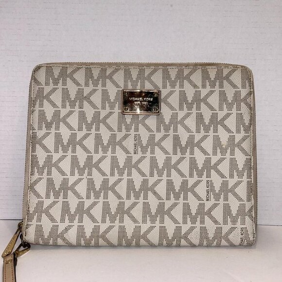 Michael Kors Cream Logo Women's Bag - Picture 1 of 5